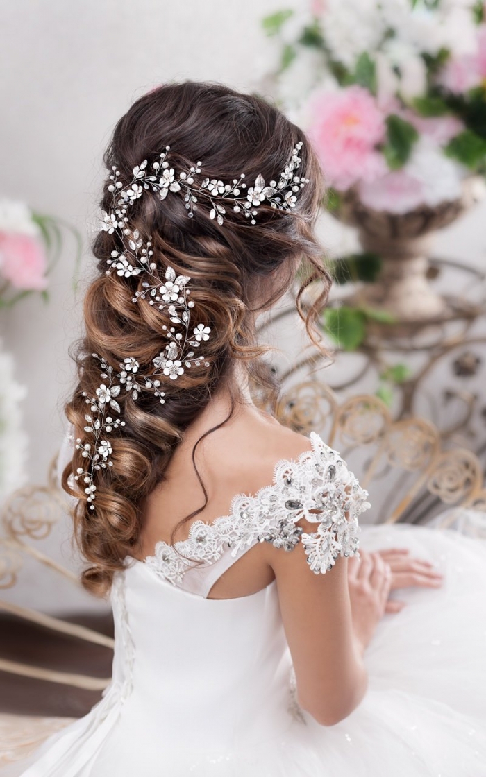 floral bridal hair accessory etsy 