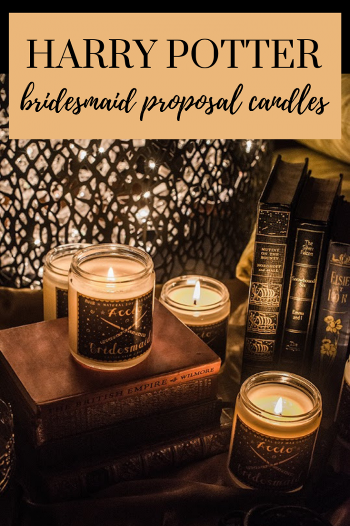 harry potter candles book themed wedding 