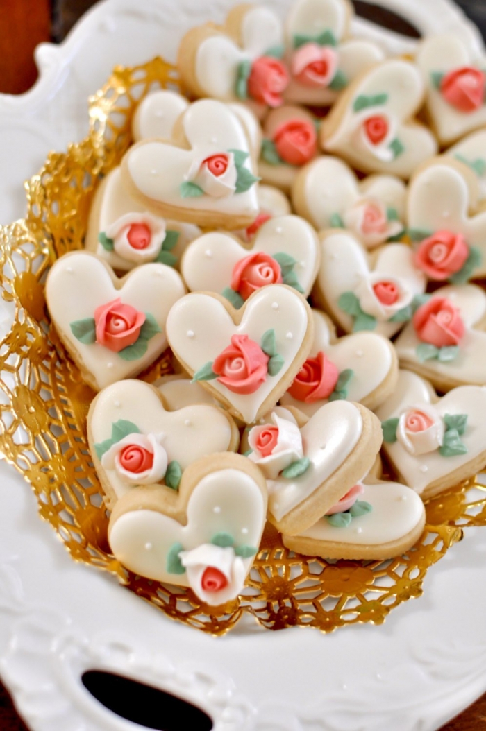 decorated cookies edible wedding favors bridal shower food 