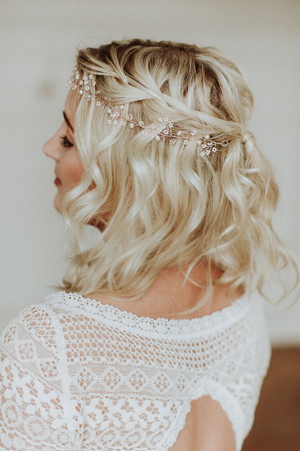 rose gold bridal hair accessory etsy 