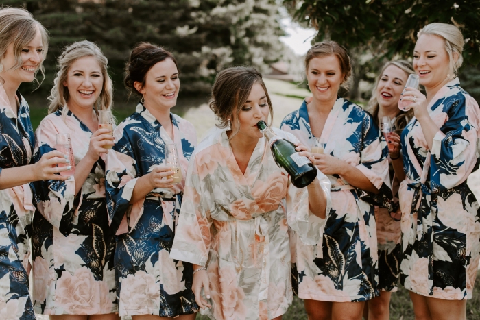 etsy floral bridesmaid robes