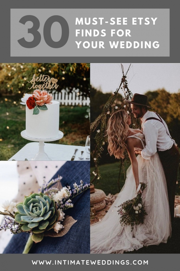 etsy wedding ideas intimate weddings