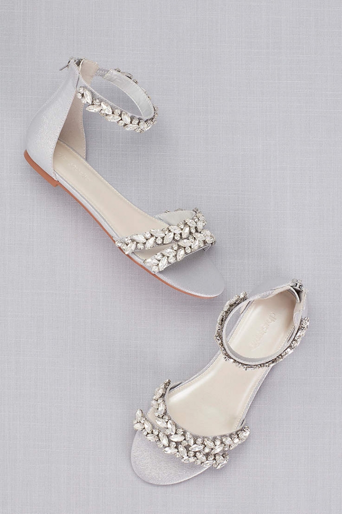 cute bridal flats