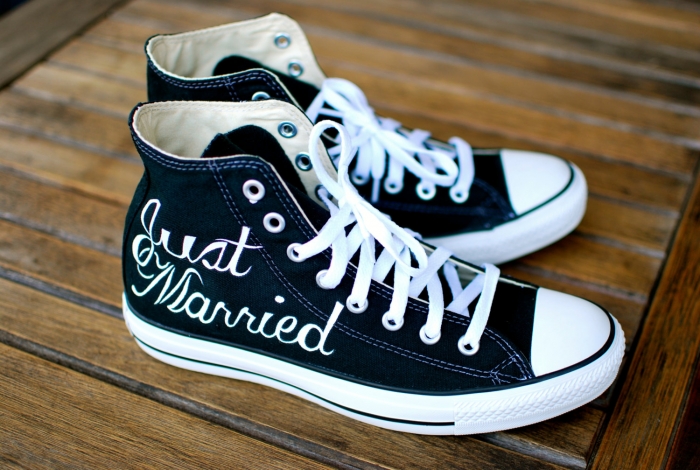 wedding sneakers converse etsy 