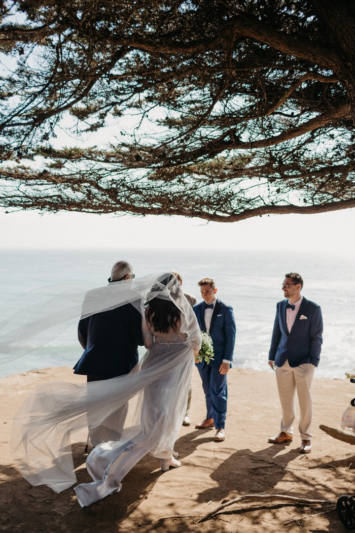 romantic coastal wedding