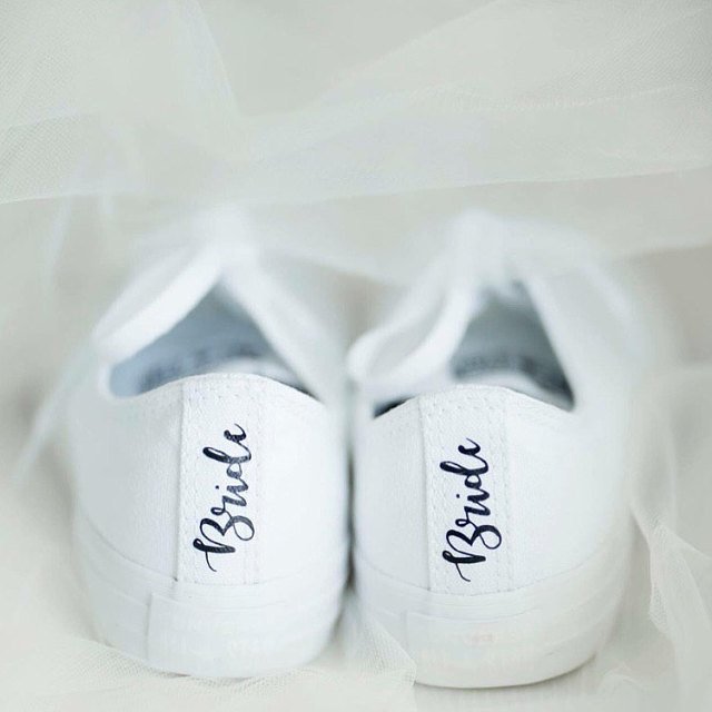 platform bridal sneakers