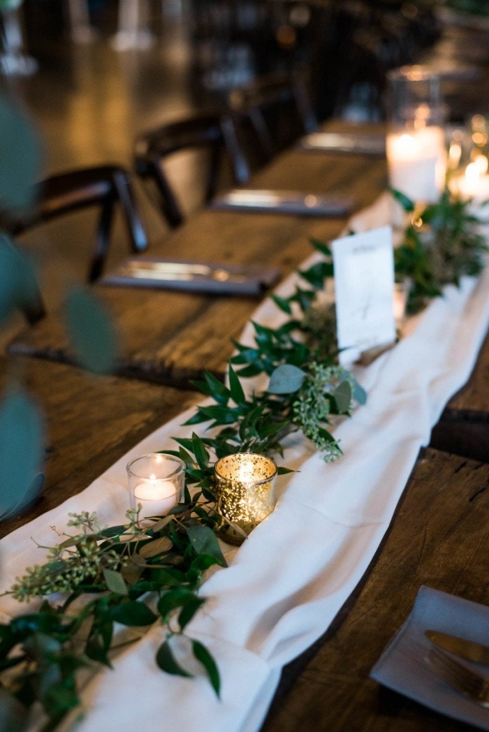 winter bridal shower decor 