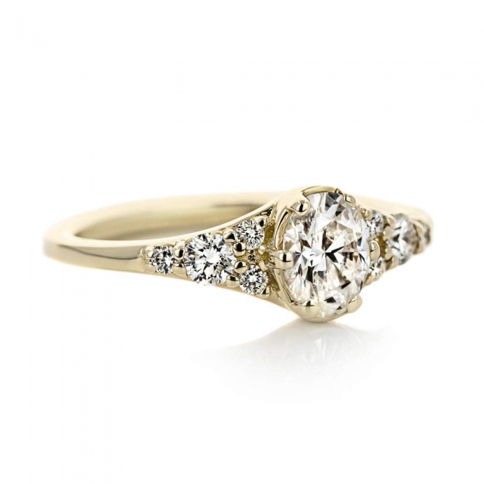 Traditional Solitaire Engagement Ring - MiaDonna