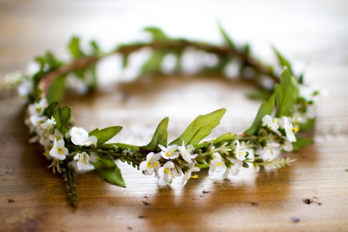 bridal flower crown boho etsy 