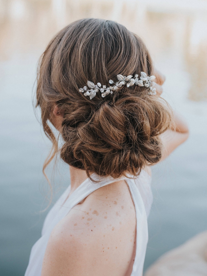 bridal hairpiece etsy 