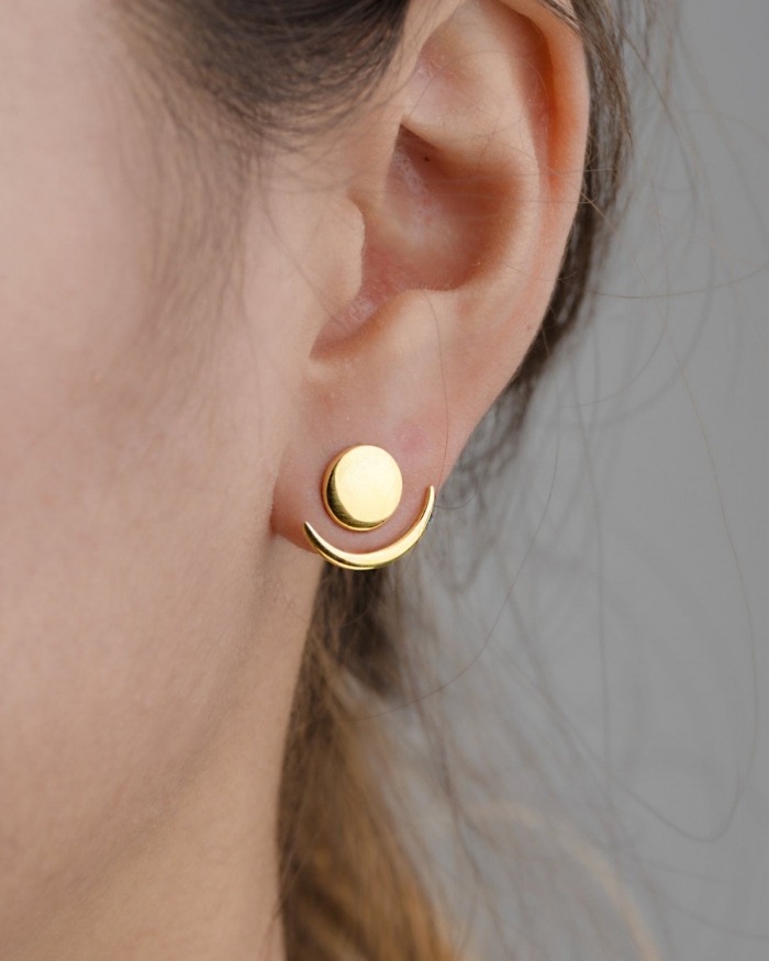 moon earrings