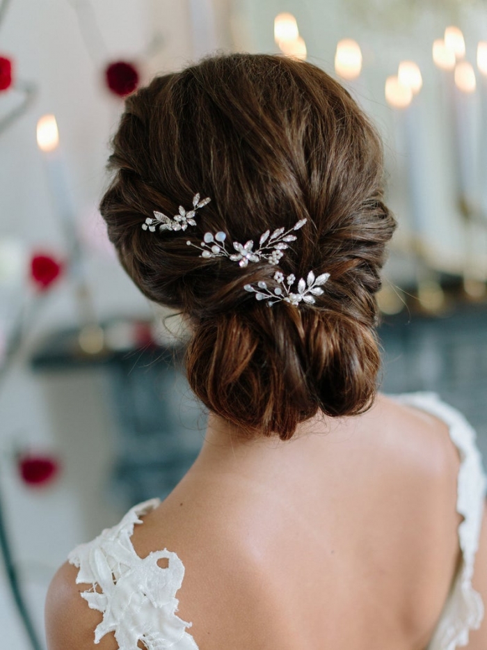 bridal hair pins etsy 