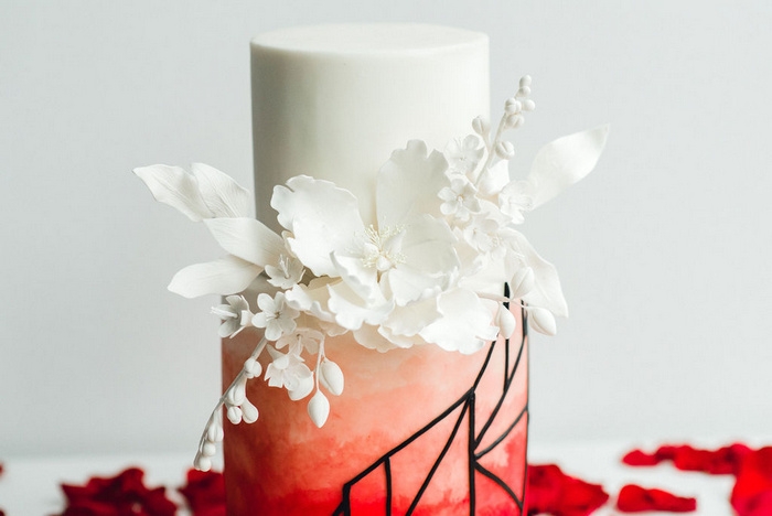red hot styled shoot