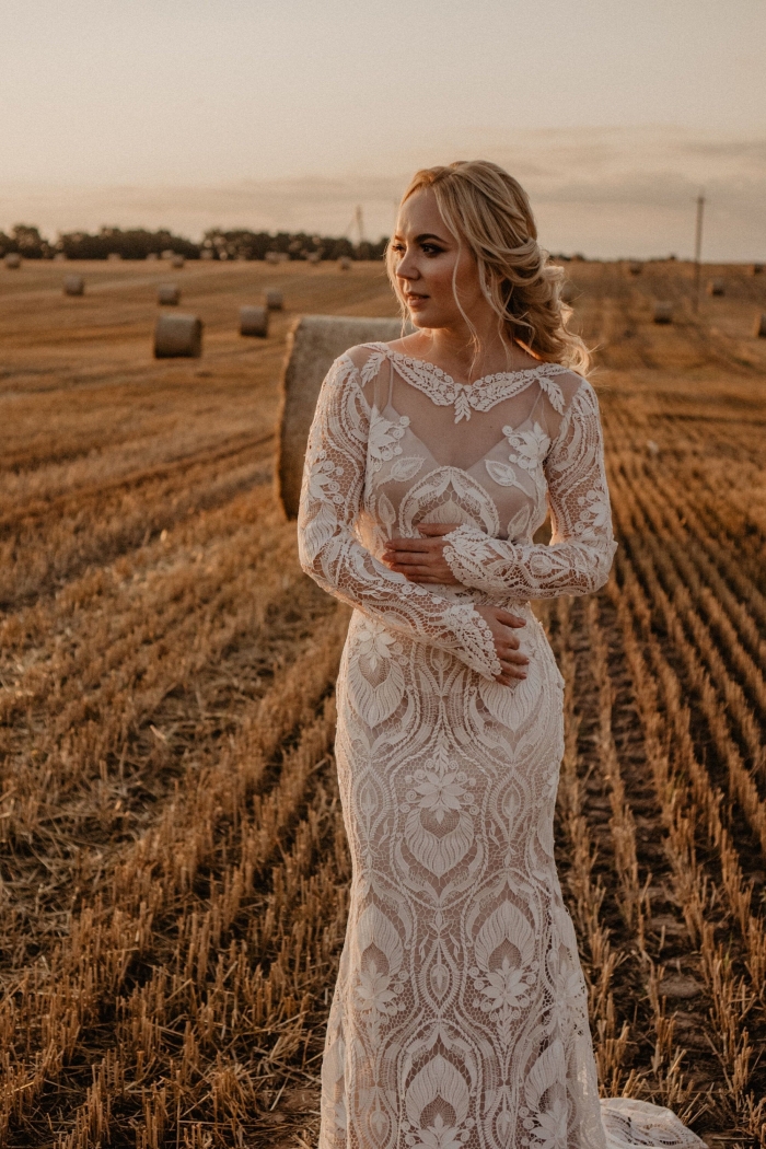 boho wedding dress etsy 