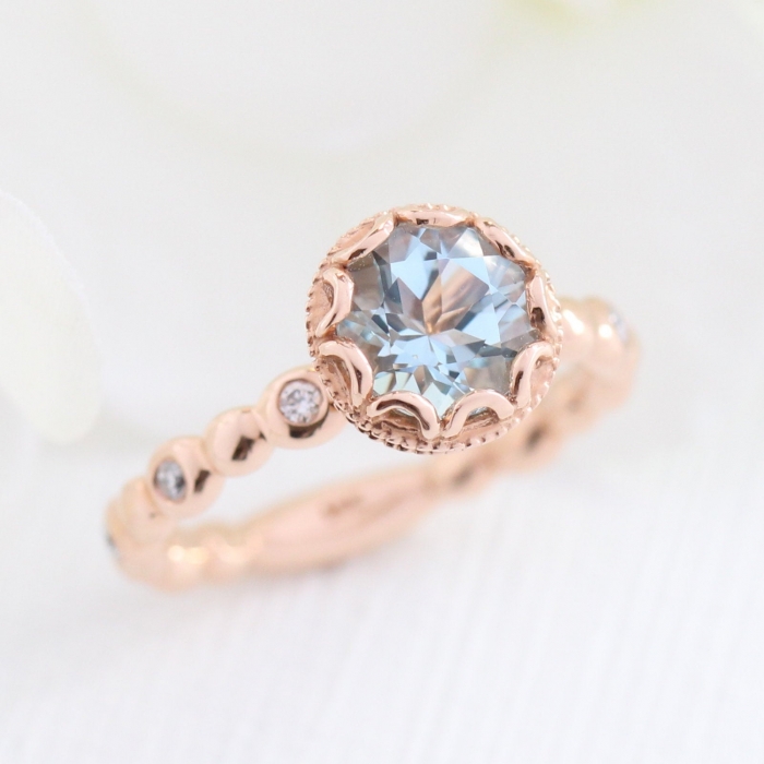 budget engagement ring etsy rose gold 