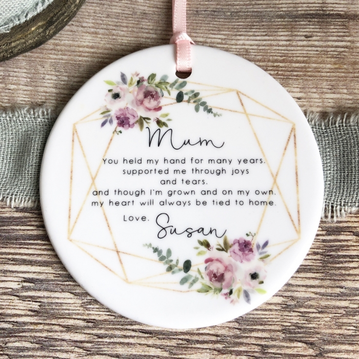 mother of the bride christmas ornament