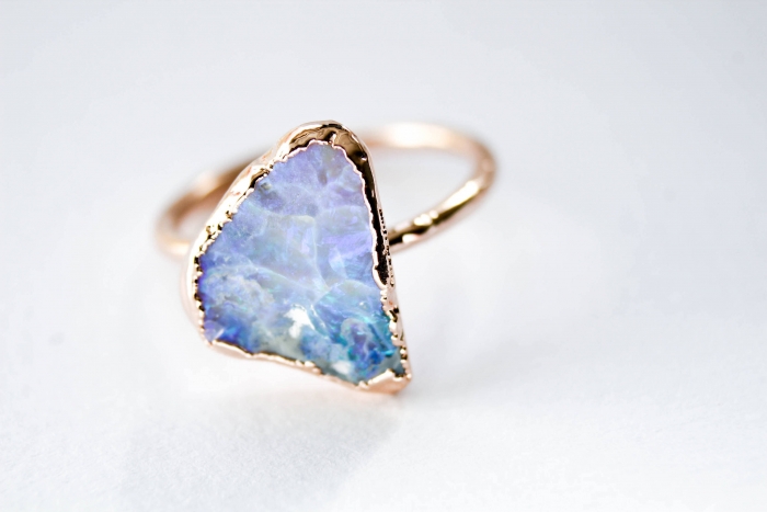 opal engagement ring etsy 