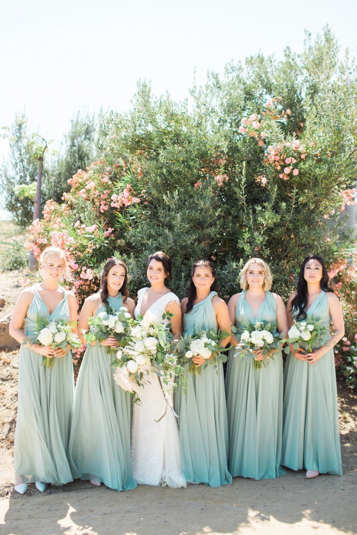 infinity wrap bridesmaid dresses