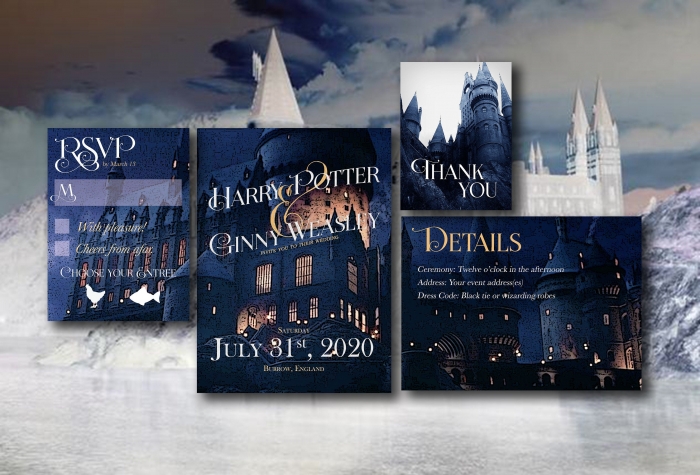 Harry Potter-Inspired We Solemly Swear Invitations – Uniquely Inviting