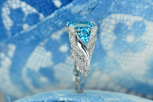 topaz engagement ring 