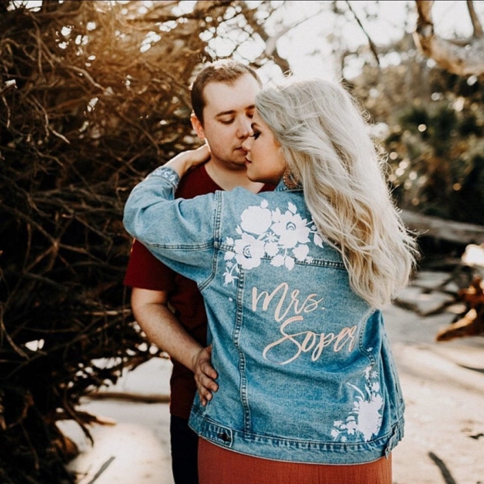 embroidered bridal jacket