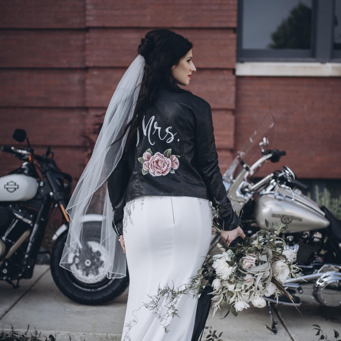 bridal jacket leather etsy