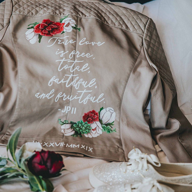 These Hand Painted Bridal Jackets Are Sure to Inspire