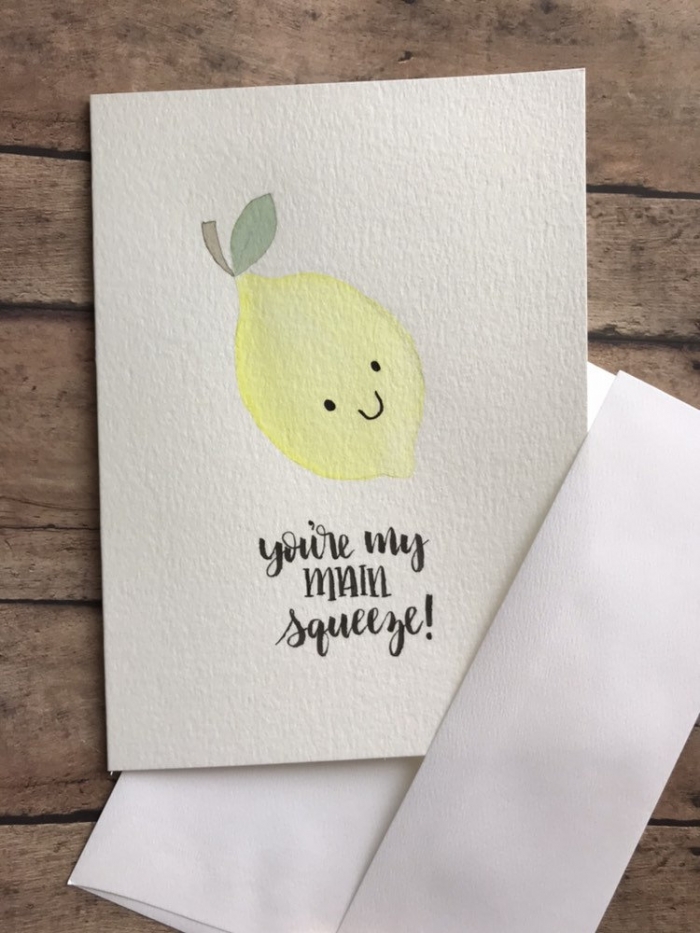 handpainted greeting card 