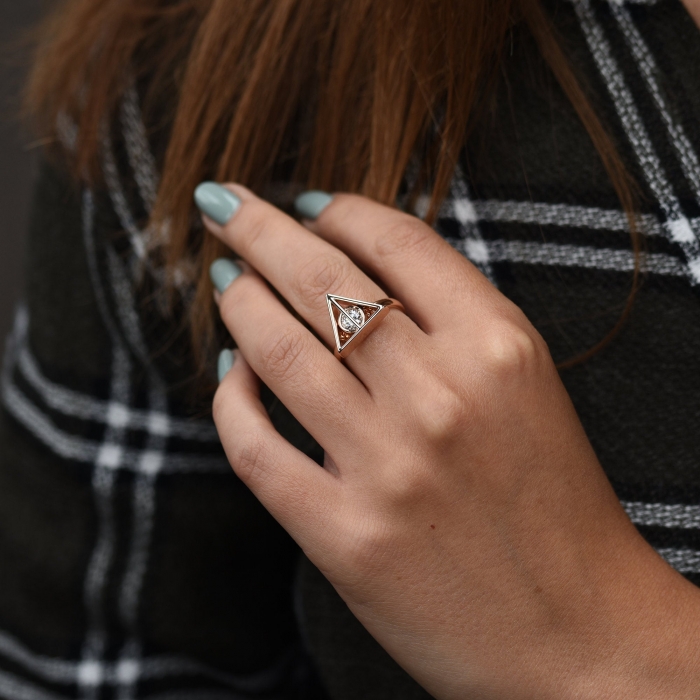 harry potter engagement ring rose gold 