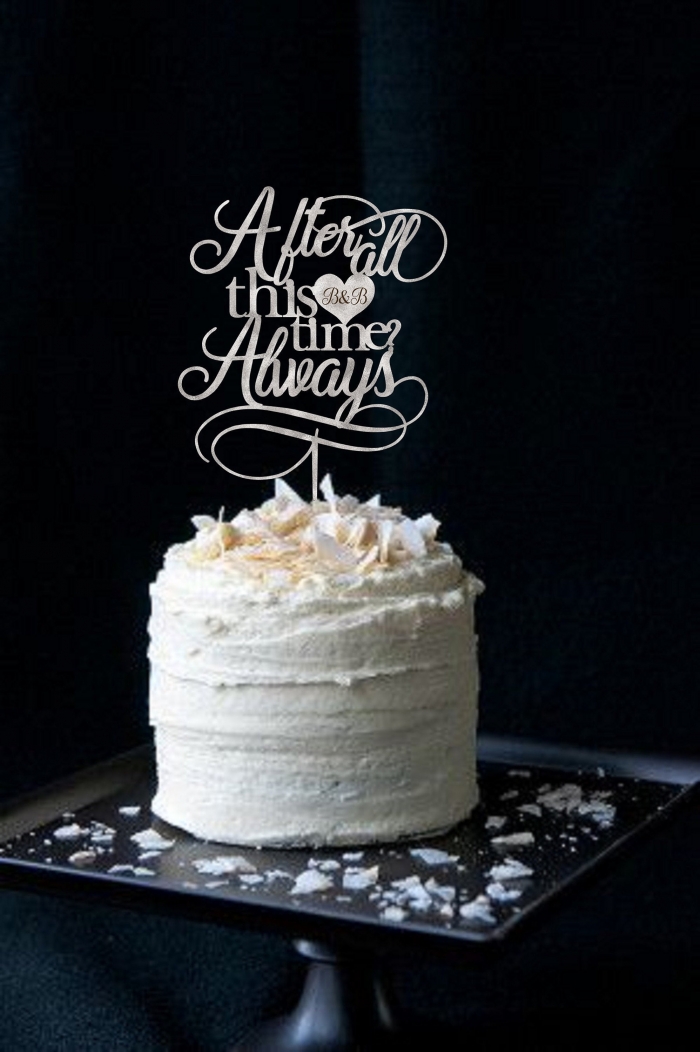 Harry Potter Always Cake Topper Inspired Wedding Cake Topper Always Cake Sign 