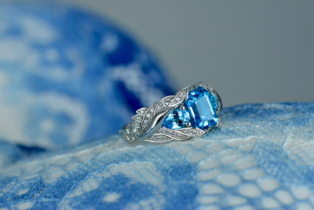 topaz engagement ring