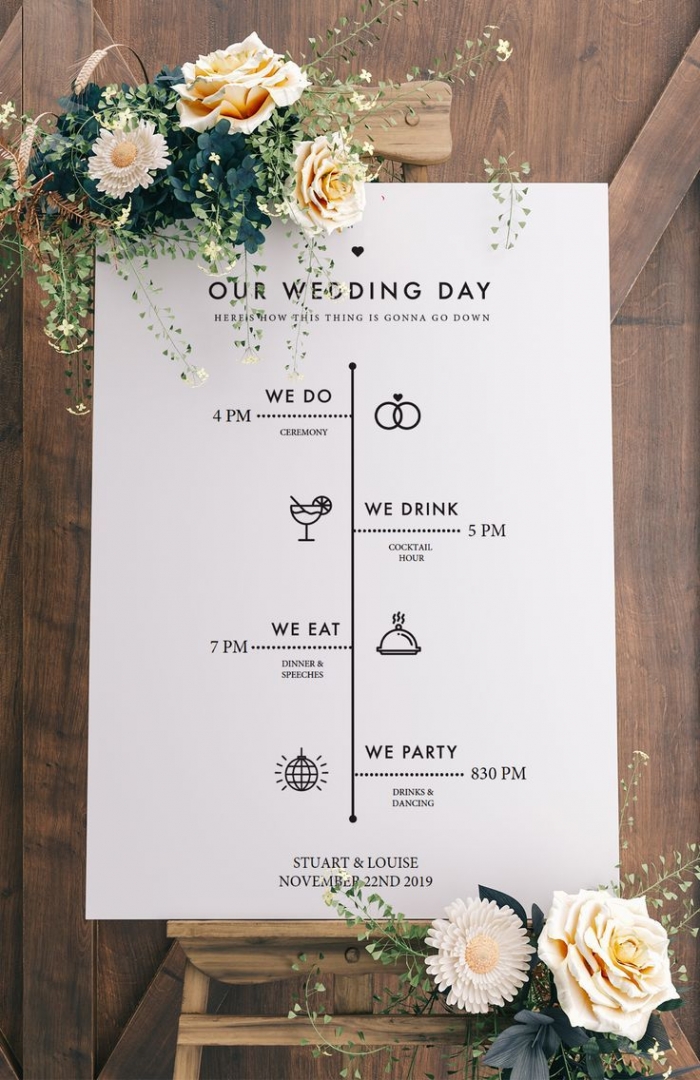 wedding program etsy unique intimate wedding planning ideas