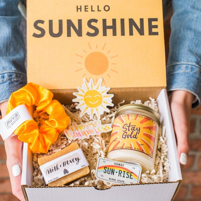 box of sunshine care package