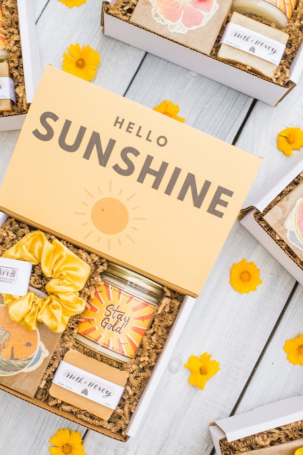 box of sunshine gift box for her