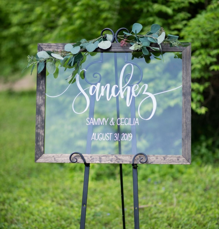 wedding sign