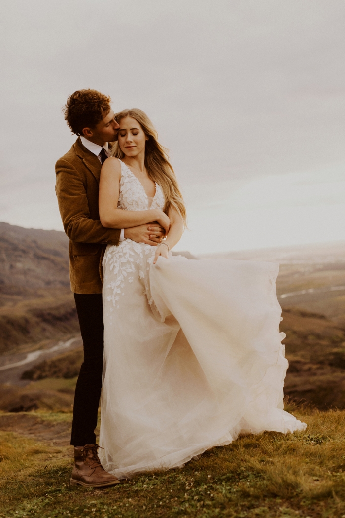 Iceland glacier elopement